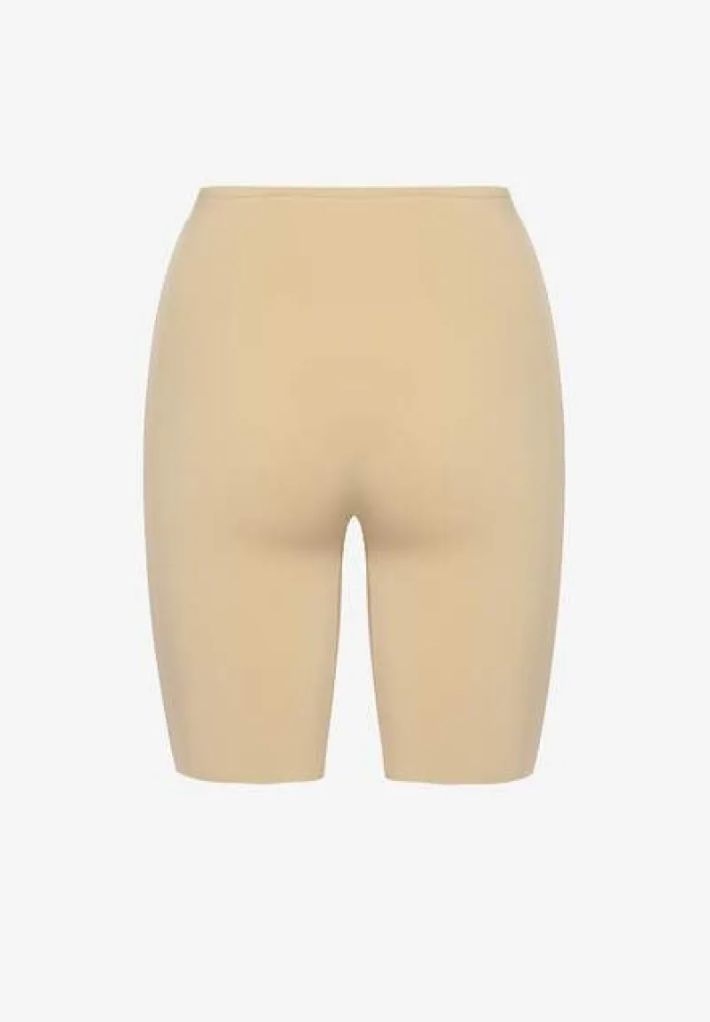 Beżowa Bielizna modelująca Majtki Typu Szorty High Waist Liradelle