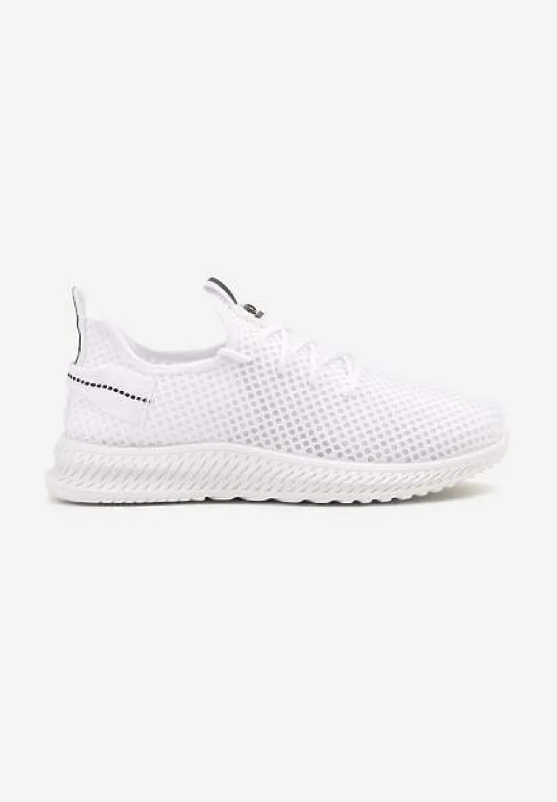 Białe Elastyczne Buty Sportowe Sneakersy Nuriane