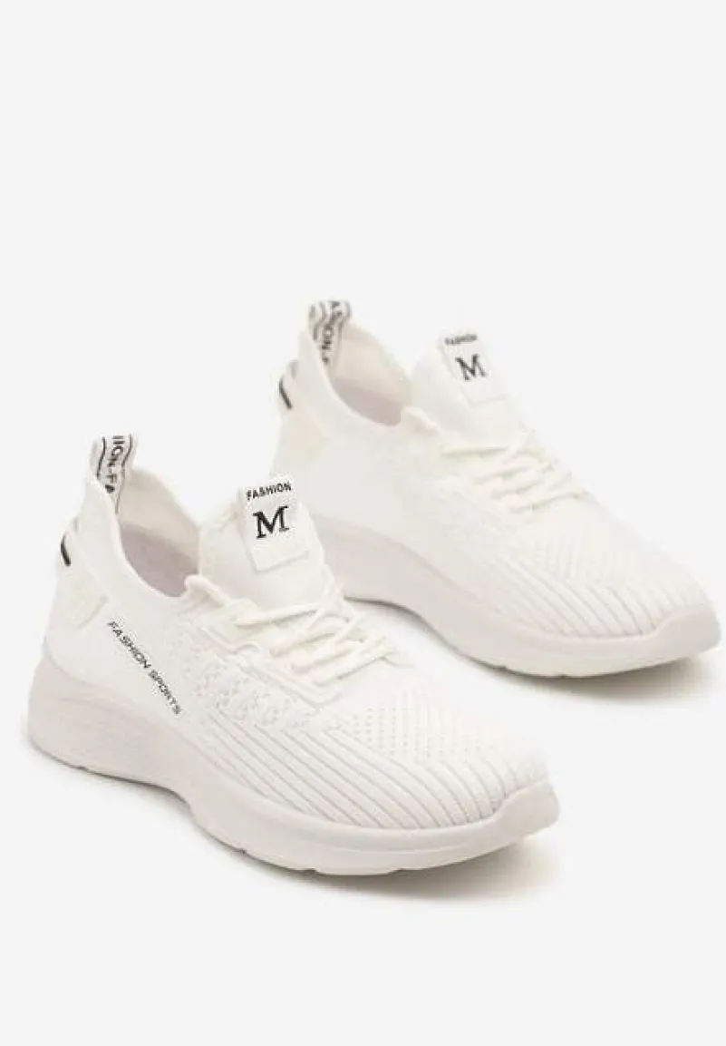 Białe Siateczkowe Buty Sportowe Sneakersy Ulinoria