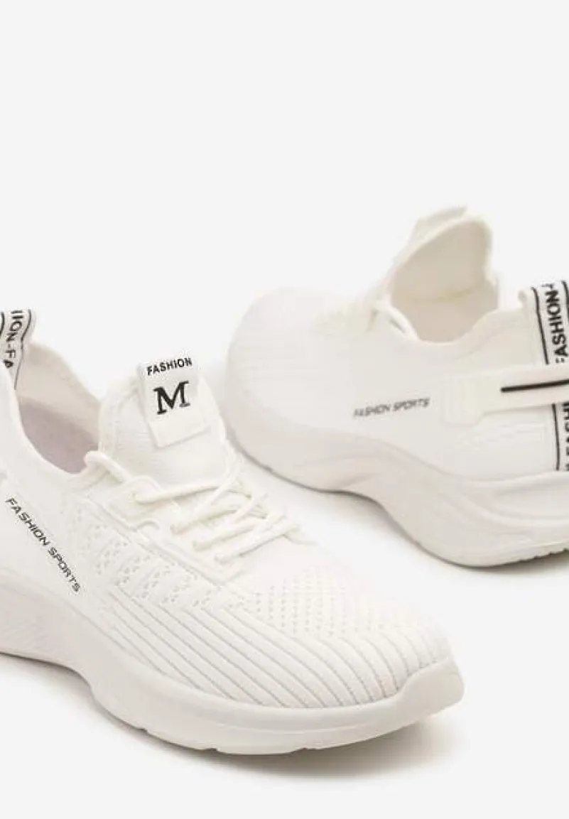 Białe Siateczkowe Buty Sportowe Sneakersy Ulinoria