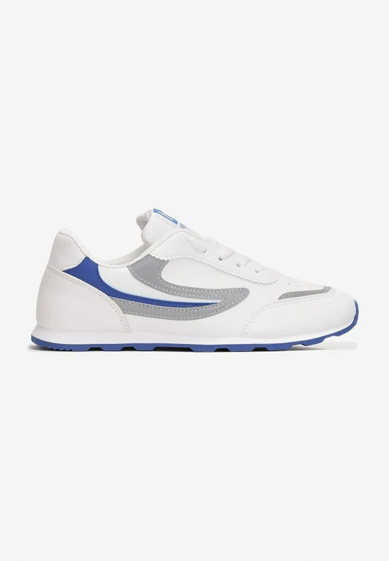 Biało-Niebieskie Buty Sportowe Regines