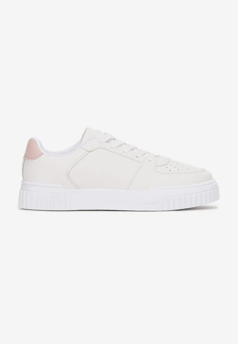 Biało-Różowe Sneakersy Amathanassa