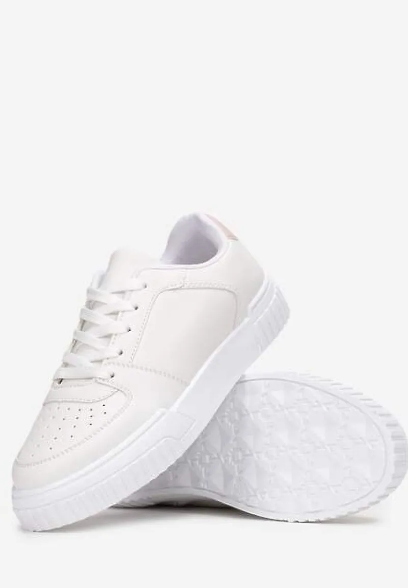 Biało-Różowe Sneakersy Amathanassa