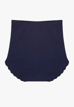 Granatowa Bezszwowa Bielizna modelująca Majtki High Waist Falawena