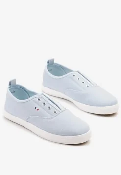 Jasnoniebieskie Wsuwane Tenisówki w Casualowym Stylu Sepessa