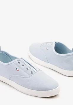 Jasnoniebieskie Wsuwane Tenisówki w Casualowym Stylu Sepessa