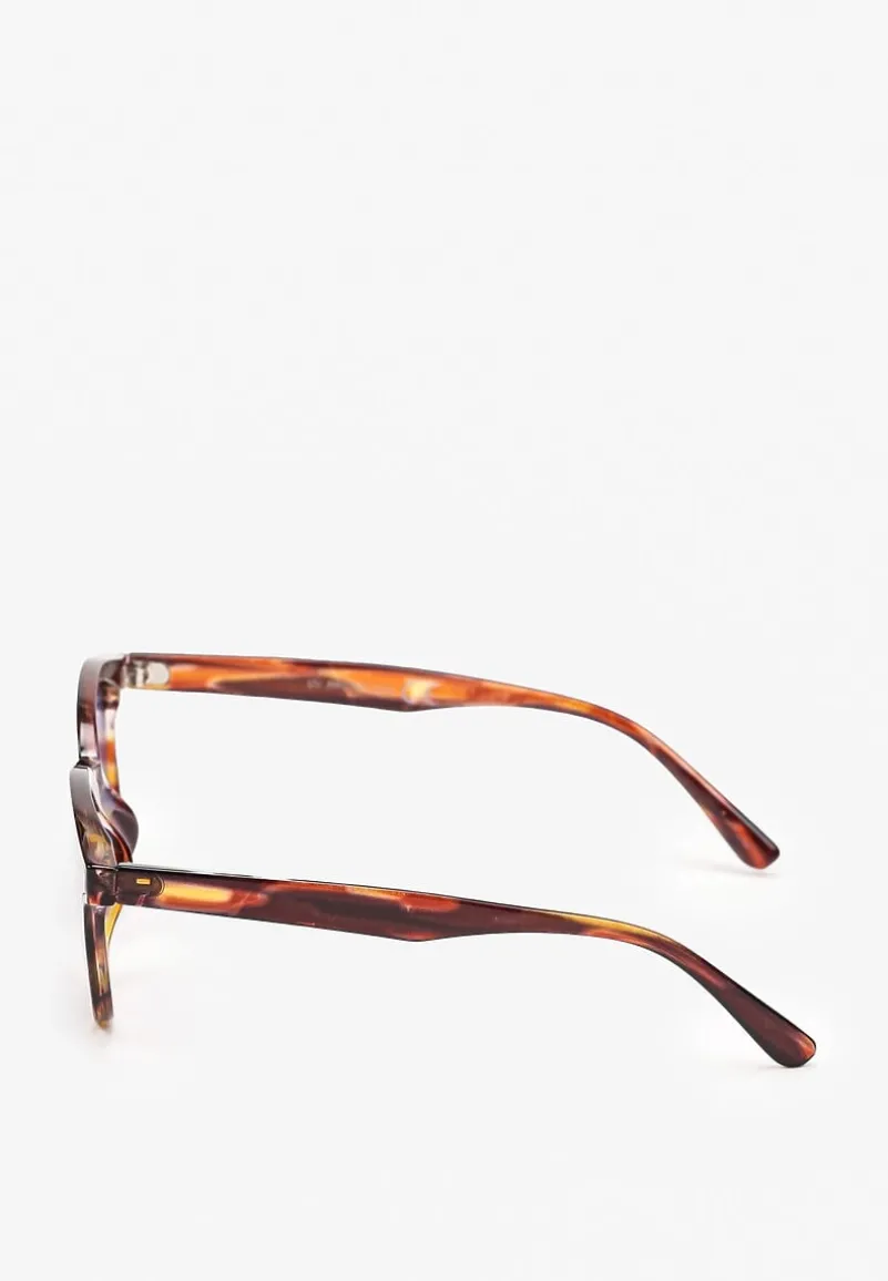 Niebieskie Casualowe Okulary Przeciwsłoneczne z Filtrem UV Ellemarisa