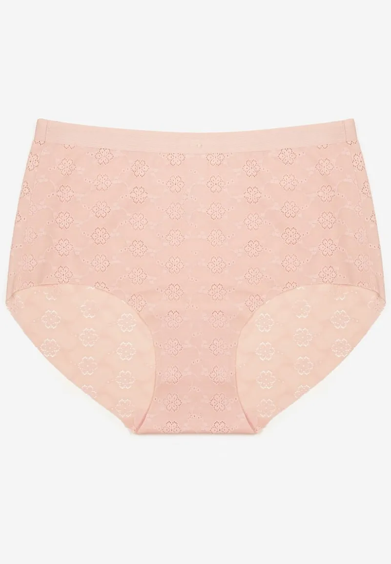 Różowa Bielizna Modelująca Majtki High Waist Lilialira
