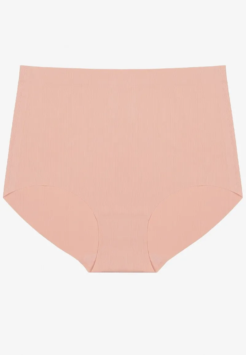 Różowe Bezszwowe Majtki High Waist Navorila
