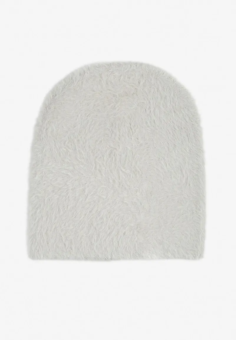 Szara Czapka Beanie Aroa